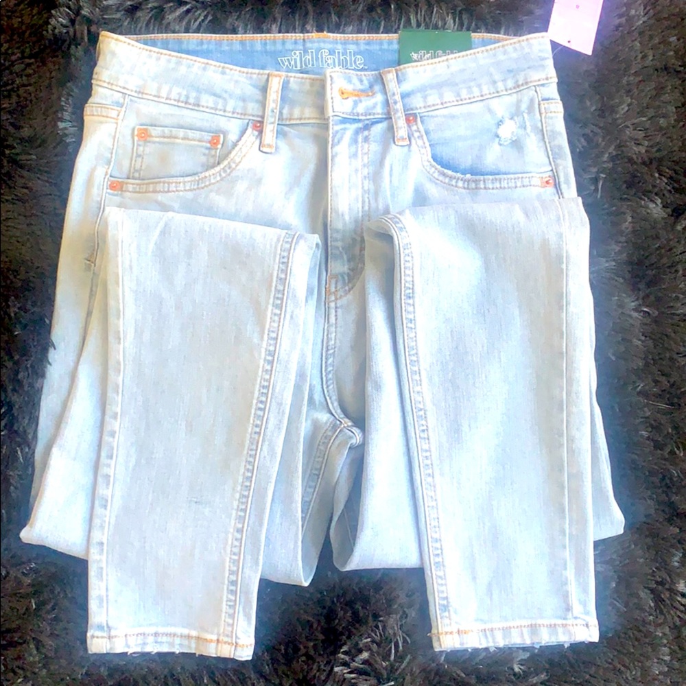 Acid Washed Skinny Jeans